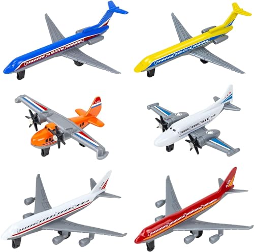 Hymaz Spielzeug Flugzeug 6 Pack, Diecast für Jungen Alter 3 4-7 8-12, Legierung Flugzeuge Modell/Gleiter Flugzeuge/Airlines Flugzeug Spielzeug für Kinder Geburtstag Hymaz Spielzeug Flugzeug 6 Pack, Diecast für Jungen Alter 3 4-7 8-12, Legierung Flugzeuge Modell/Gleiter Flugzeuge/Airlines Flugzeug Spielzeug für Kinder Geburtstag von Hymaz