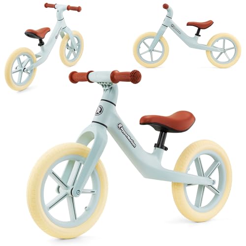 HyperMotion ultraleichtes Kinder-Laufrad ab 18 Monate (1,75 kg) – Verstellbarer Sitz, pannensichere PU-Räder 12 Zoll – fördert Balance, Motorik & Selbstvertrauen - Marcelo (Mintgrun) von HyperMotion