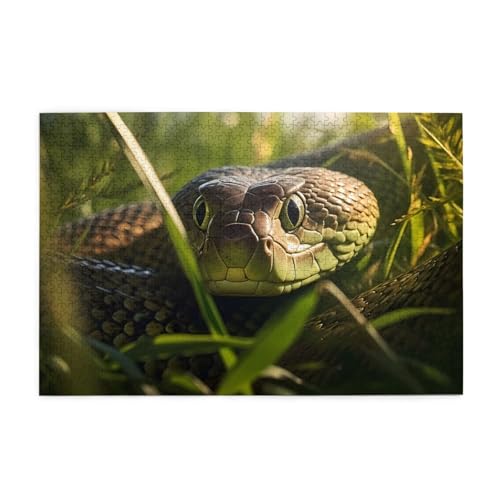 Jigsaw Puzzles1000 Teile Hytter Schlangenmuster Pädagogische Intellektuelle Holzpuzzles, lustige Puzzles, Stressabbau-Spiel Jigsaw Puzzles1000 Teile Hytter Schlangenmuster Pädagogische Intellektuelle Holzpuzzles, lustige Puzzles, Stressabbau-Spiel von Hytter