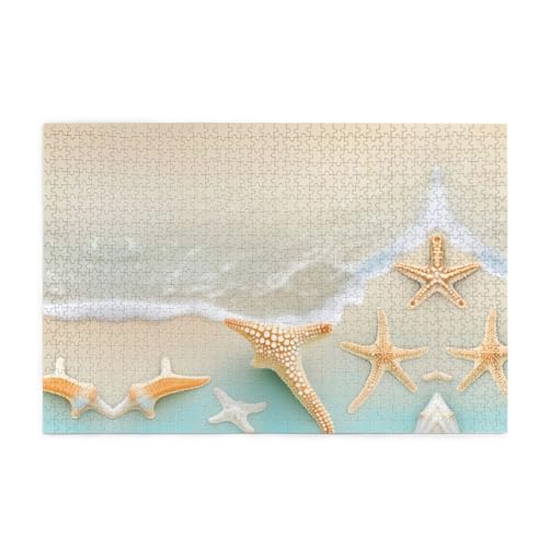 Jigsaw Puzzles1000 Teile Hytter Strand Seestern Muster Pädagogische Intellektuelle Holzpuzzles Lustige Puzzles Stressabbau Spiel Jigsaw Puzzles1000 Teile Hytter Strand Seestern Muster Pädagogische Intellektuelle Holzpuzzles Lustige Puzzles Stressabbau Spiel von Hytter