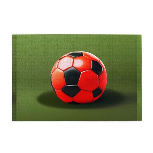 Puzzles, 1000 Teile Hytter Fußball auf Grasmuster, pädagogische intellektuelle Holzpuzzles, lustige Puzzles, Stressabbau-Spiel Puzzles, 1000 Teile Hytter Fußball auf Grasmuster, pädagogische intellektuelle Holzpuzzles, lustige Puzzles, Stressabbau-Spiel von Hytter