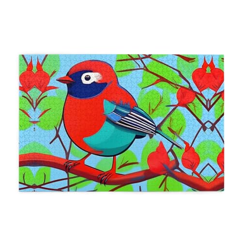 Puzzles1000 Teile Hytter Bunte Vögel Muster Pädagogische Intellektuelle Holzpuzzles, lustige Puzzles, Stressabbau-Spiel Puzzles1000 Teile Hytter Bunte Vögel Muster Pädagogische Intellektuelle Holzpuzzles, lustige Puzzles, Stressabbau-Spiel von Hytter
