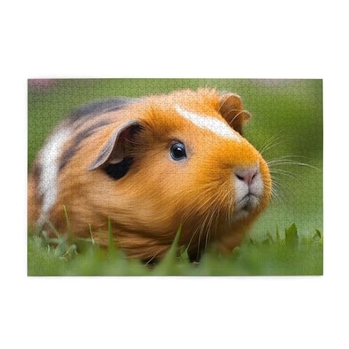 Puzzles1000 Teile Hytter Cute Meerschweinchen Muster Pädagogische Intellektuelle Holzpuzzles Lustige Puzzles Stressabbau Spiel von Hytter