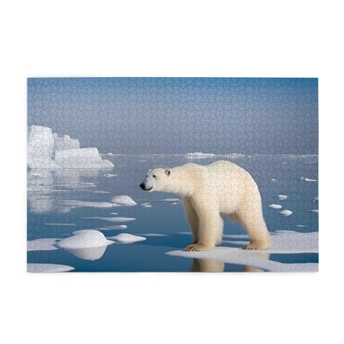 Puzzles1000 Teile Hytter Eisbär Eismuster Pädagogische Intellektuelle Holzpuzzles Lustige Puzzles Stressabbau-Spiel Puzzles1000 Teile Hytter Eisbär Eismuster Pädagogische Intellektuelle Holzpuzzles Lustige Puzzles Stressabbau-Spiel von Hytter