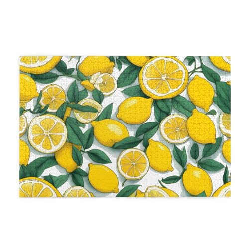 Puzzles1000 Teile Hytter Gelbe Zitrone Muster Pädagogische Intellektuelle Holzpuzzles Lustige Puzzles Stressabbau Spiel Puzzles1000 Teile Hytter Gelbe Zitrone Muster Pädagogische Intellektuelle Holzpuzzles Lustige Puzzles Stressabbau Spiel von Hytter