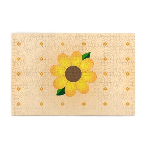 Puzzles1000 Teile Hytter Goldene Sonnenblume Muster Pädagogische Intellektuelle Holzpuzzles Lustige Puzzles Stressabbau Spiel Puzzles1000 Teile Hytter Goldene Sonnenblume Muster Pädagogische Intellektuelle Holzpuzzles Lustige Puzzles Stressabbau Spiel von Hytter