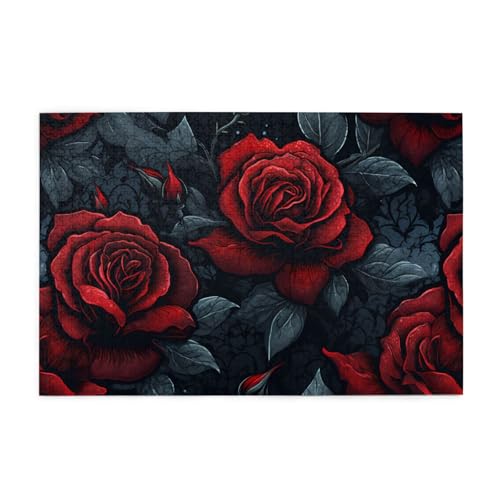 Puzzles1000 Teile Hytter Gothic Rosenmuster Pädagogische Intellektuelle Holzpuzzles Lustige Puzzles Stressabbau Spiel Puzzles1000 Teile Hytter Gothic Rosenmuster Pädagogische Intellektuelle Holzpuzzles Lustige Puzzles Stressabbau Spiel von Hytter
