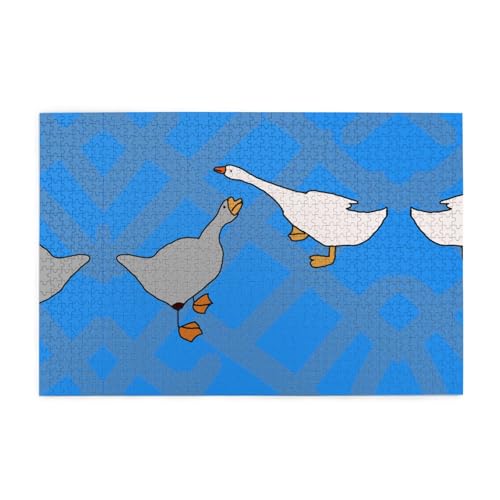 Puzzles1000 Teile Hytter Graues Gänsemuster Pädagogische Intellektuelle Holzpuzzles, lustige Puzzles, Stressabbau-Spiel Puzzles1000 Teile Hytter Graues Gänsemuster Pädagogische Intellektuelle Holzpuzzles, lustige Puzzles, Stressabbau-Spiel von Hytter