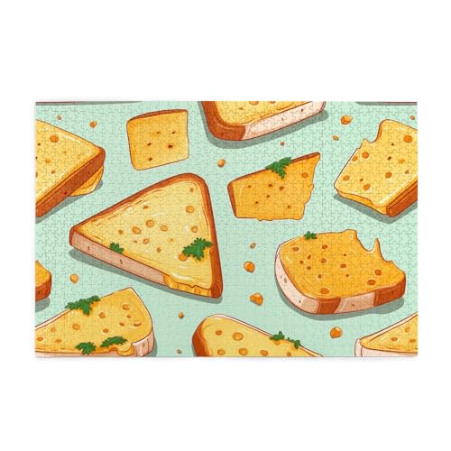 Puzzles1000 Teile Hytter Käse Sandwiches Muster Pädagogische Intellektuelle Holzpuzzles Lustige Puzzles Stressabbau Spiel Puzzles1000 Teile Hytter Käse Sandwiches Muster Pädagogische Intellektuelle Holzpuzzles Lustige Puzzles Stressabbau Spiel von Hytter