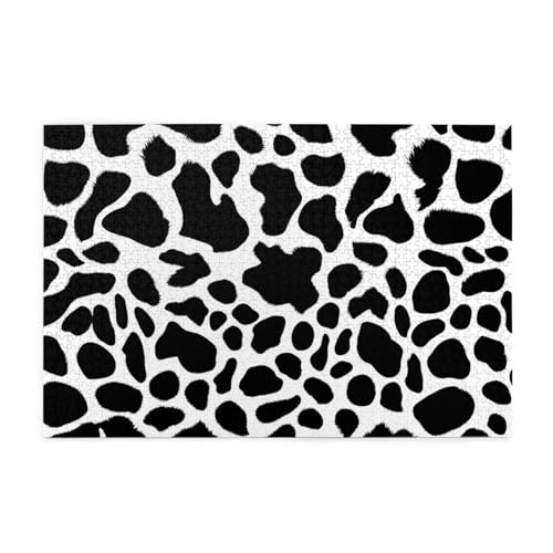 Puzzles1000 Teile Hytter Kuhfell Druckmuster Pädagogische Intellektuelle Holzpuzzles Lustige Puzzles Stressabbau-Spiel Puzzles1000 Teile Hytter Kuhfell Druckmuster Pädagogische Intellektuelle Holzpuzzles Lustige Puzzles Stressabbau-Spiel von Hytter