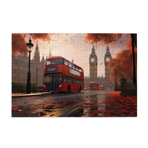Puzzles1000 Teile Hytter London Muster Pädagogische Intellektuelle Holzpuzzles, lustige Puzzles, Stressabbau-Spiel Puzzles1000 Teile Hytter London Muster Pädagogische Intellektuelle Holzpuzzles, lustige Puzzles, Stressabbau-Spiel von Hytter