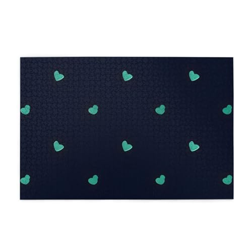Puzzles1000 Teile Hytter Lovely Blue Hintergrund Muster Pädagogische Intellektuelle Holzpuzzles Lustige Puzzles Stressabbau-Spiel von Hytter