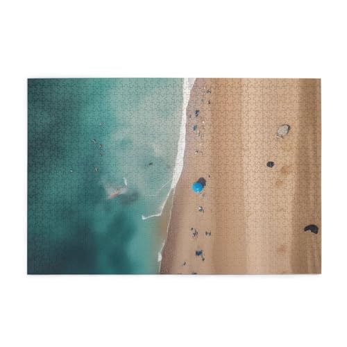 Puzzles1000 Teile Hytter Luftansicht des Strandes Muster Pädagogische Intellektuelle Holzpuzzles Lustige Puzzles Stressabbau-Spiel Puzzles1000 Teile Hytter Luftansicht des Strandes Muster Pädagogische Intellektuelle Holzpuzzles Lustige Puzzles Stressabbau-Spiel von Hytter