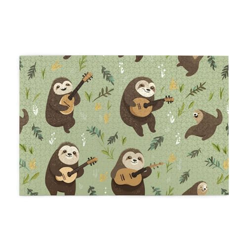 Puzzles1000 Teile Hytter Lustige Niedliche Tier Faultier Musik Muster Pädagogische Intellektuelle Holzpuzzles Lustige Puzzles Stressabbau Spiel Puzzles1000 Teile Hytter Lustige Niedliche Tier Faultier Musik Muster Pädagogische Intellektuelle Holzpuzzles Lustige Puzzles Stressabbau Spiel von Hytter