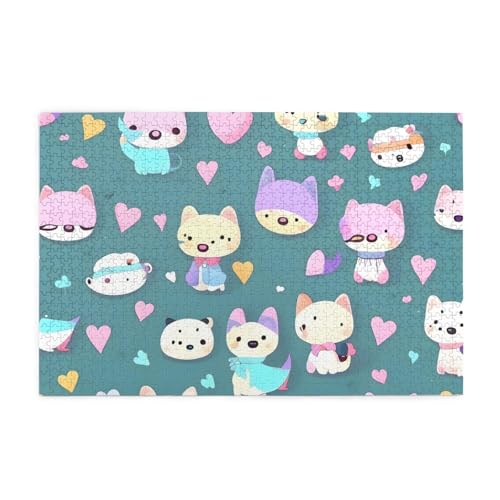 Puzzles1000 Teile Hytter Niedlicher kleiner Fuchs Muster Pädagogische Intellektuelle Holzpuzzles Lustige Puzzles Stressabbau-Spiel Puzzles1000 Teile Hytter Niedlicher kleiner Fuchs Muster Pädagogische Intellektuelle Holzpuzzles Lustige Puzzles Stressabbau-Spiel von Hytter