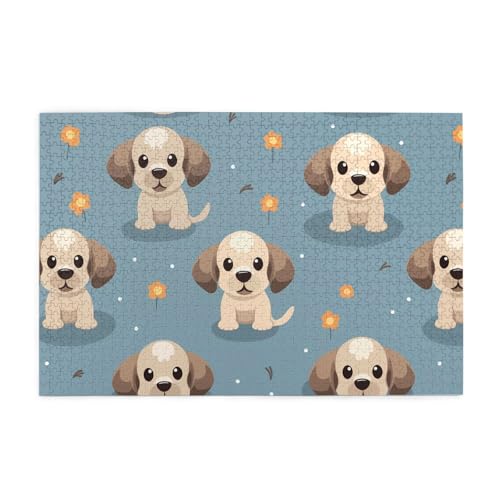 Puzzles1000 Teile Hytter Niedliches Welpenmuster Pädagogische Intellektuelle Holzpuzzles Lustige Puzzles Stressabbau-Spiel Puzzles1000 Teile Hytter Niedliches Welpenmuster Pädagogische Intellektuelle Holzpuzzles Lustige Puzzles Stressabbau-Spiel von Hytter