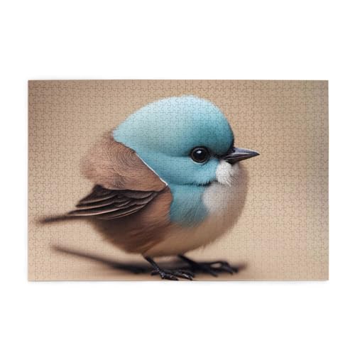 Puzzles1000 Teile Hytter Niedliches kleines Vogelmuster Pädagogische Intellektuelle Holzpuzzles Lustige Puzzles Stressabbau-Spiel von Hytter