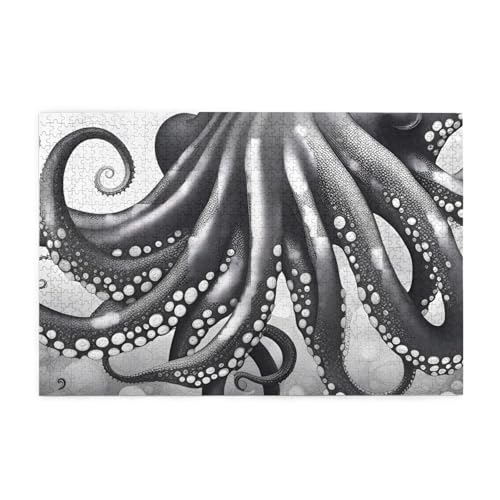 Puzzles1000 Teile Hytter Oktopus Tentakel Muster Pädagogische Intellektuelle Holzpuzzles Lustige Puzzles Stressabbau-Spiel Puzzles1000 Teile Hytter Oktopus Tentakel Muster Pädagogische Intellektuelle Holzpuzzles Lustige Puzzles Stressabbau-Spiel von Hytter