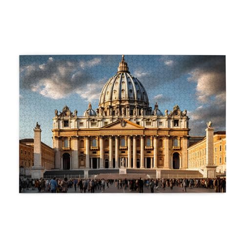 Puzzles1000 Teile Hytter Petersdom Muster Pädagogisches Intellektuelles Holzpuzzles, lustige Puzzles, Stressabbau-Spiel Puzzles1000 Teile Hytter Petersdom Muster Pädagogisches Intellektuelles Holzpuzzles, lustige Puzzles, Stressabbau-Spiel von Hytter