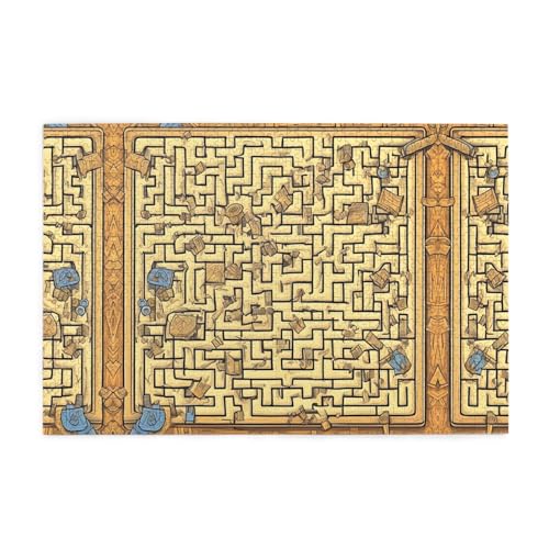 Puzzles1000 Teile Hytter Schatzlabyrinth Muster Pädagogisches Intellektuelles Holzpuzzles, lustige Puzzles, Stressabbau-Spiel Puzzles1000 Teile Hytter Schatzlabyrinth Muster Pädagogisches Intellektuelles Holzpuzzles, lustige Puzzles, Stressabbau-Spiel von Hytter