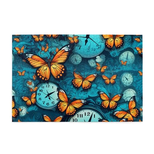 Puzzles1000 Teile Hytter Schmetterlingsuhren Muster Pädagogische Intellektuelle Holzpuzzles Lustige Puzzles Stressabbau Spiel Puzzles1000 Teile Hytter Schmetterlingsuhren Muster Pädagogische Intellektuelle Holzpuzzles Lustige Puzzles Stressabbau Spiel von Hytter