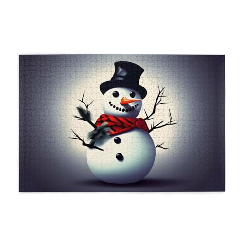 Puzzles1000 Teile Hytter Schneemann Muster Pädagogische Intellektuelle Holzpuzzles Lustige Puzzles Stressabbau-Spiel Puzzles1000 Teile Hytter Schneemann Muster Pädagogische Intellektuelle Holzpuzzles Lustige Puzzles Stressabbau-Spiel von Hytter