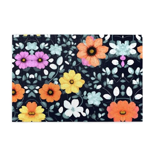 Puzzles1000 Teile Hytter Schöne Bunte Blumen Muster Pädagogische Intellektuelle Holzpuzzles Lustige Puzzles Stressabbau Spiel Puzzles1000 Teile Hytter Schöne Bunte Blumen Muster Pädagogische Intellektuelle Holzpuzzles Lustige Puzzles Stressabbau Spiel von Hytter