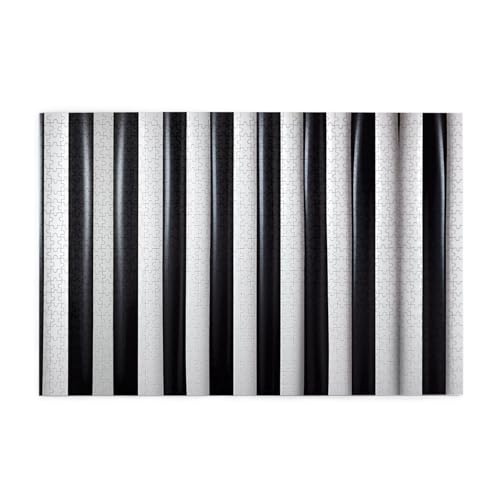 Puzzles1000 Teile Hytter Schwarz & Weiß Streifenmuster Pädagogische Intellektuelle Holzpuzzles Lustige Puzzles Stressabbau Spiel Puzzles1000 Teile Hytter Schwarz & Weiß Streifenmuster Pädagogische Intellektuelle Holzpuzzles Lustige Puzzles Stressabbau Spiel von Hytter