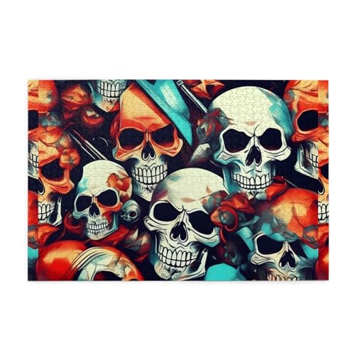 Puzzles1000 Teile Hytter Skulls Muster Pädagogische Intellektuelle Holzpuzzles Lustige Puzzles Stressabbau Spiel Puzzles1000 Teile Hytter Skulls Muster Pädagogische Intellektuelle Holzpuzzles Lustige Puzzles Stressabbau Spiel von Hytter