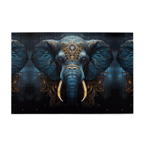Puzzles1000 Teile Hytter Unheimliches Elefantenmuster Pädagogische Intellektuelle Holzpuzzles Lustige Puzzles Stressabbau-Spiel Puzzles1000 Teile Hytter Unheimliches Elefantenmuster Pädagogische Intellektuelle Holzpuzzles Lustige Puzzles Stressabbau-Spiel von Hytter