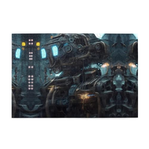 Puzzles1000 Teile Hytter Zukunft Roboter Muster Pädagogische Intellektuelle Holzpuzzles Lustige Puzzles Stressabbau-Spiel Puzzles1000 Teile Hytter Zukunft Roboter Muster Pädagogische Intellektuelle Holzpuzzles Lustige Puzzles Stressabbau-Spiel von Hytter