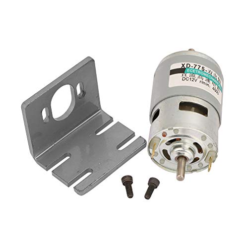 Hyuduo 775 24 V9000 U/Min Motor mit Starker CC -Motorleitfähigkeitsunterstützung für Elektronische Produkte und Automobilgeräte (12V4500RPM Mit Klammern) von Hyuduo