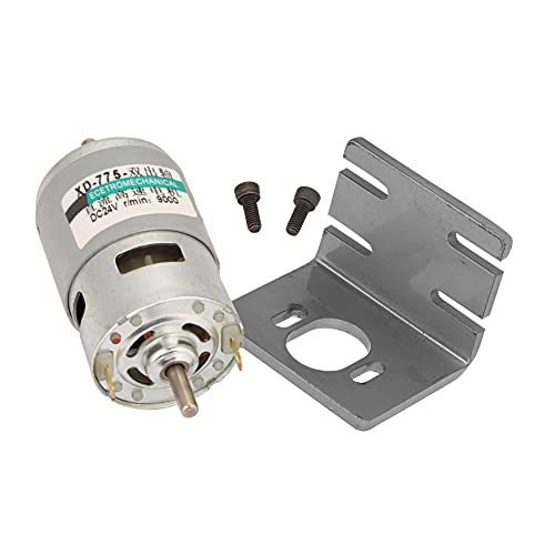 Hyuduo 775 24 V9000 U/Min Motor mit Starker CC -Motorleitfähigkeitsunterstützung für Elektronische Produkte und Automobilgeräte (24v9000 RPM Mit Klammern) von Hyuduo