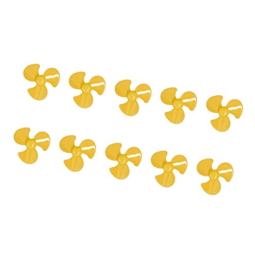 Hyuduo Broporceaux Wird 50 Mm Robustes Holutes Kit 3 -Schaufel/Flügel an Auto -kontrolliertes Auto kontrollierter Modelle Angepasst (Yellow) von Hyuduo