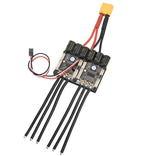 Hyuduo ESC -Motorcontroller, 70A 140A Hochstrom -MOS Röhrchen, Kühlkörper von Aluminiumlegierung, USB Firmware Update, Multi Funktion Electric Speed Controller mit 12AWG Motorkabel für Elektrische Hyuduo ESC -Motorcontroller, 70A 140A Hochstrom -MOS Röhrchen, Kühlkörper von Aluminiumlegierung, USB Firmware Update, Multi Funktion Electric Speed Controller mit 12AWG Motorkabel für Elektrische von Hyuduo