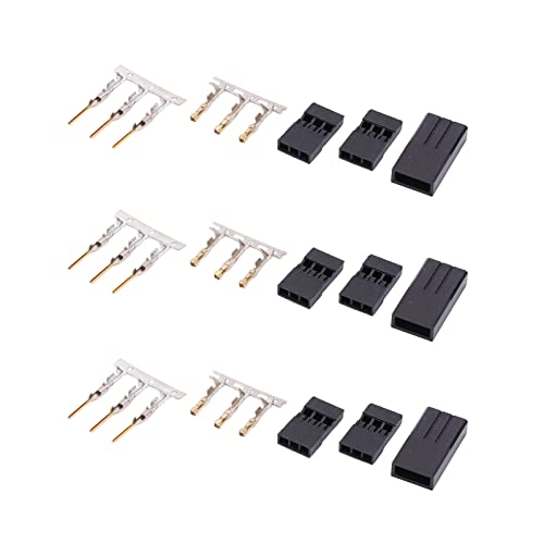 Hyuduo Hochleistungs 50 Sets Servo Plug Männchen Frauen von Hyuduo