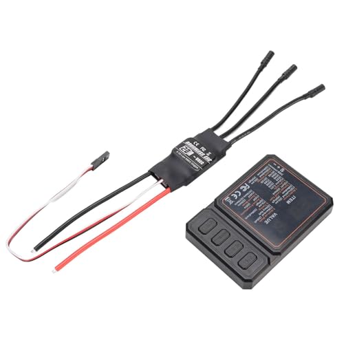 Hyuduo RC Bürstenloser ESC-Flugzeug Bürstenloser ESC 20A 2-3S Lipo Eingang 5V 2A BEC Ausgang Regenfeste Bürstenlose Elektrische Speed-Controller für Modellflugzeug Hyuduo RC Bürstenloser ESC-Flugzeug Bürstenloser ESC 20A 2-3S Lipo Eingang 5V 2A BEC Ausgang Regenfeste Bürstenlose Elektrische Speed-Controller für Modellflugzeug von Hyuduo