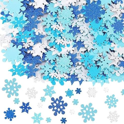 360 Stück Schneeflocke Aufkleber, Schneeflocken Weihnachtsdeko Streudeko Schneeflocken Deko 4 Größen Snowflake Sticker Aufkleber Weihnachten Schneeflockenaufkleber für Weihnachten Weihnachtsdeko 360 Stück Schneeflocke Aufkleber, Schneeflocken Weihnachtsdeko Streudeko Schneeflocken Deko 4 Größen Snowflake Sticker Aufkleber Weihnachten Schneeflockenaufkleber für Weihnachten Weihnachtsdeko von Hyxodjy