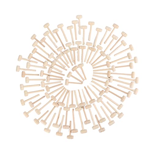 Hztyyier 100pcs Mini-Holzhämmer für Schokoladenherzelf Hölzerne Schlähne- Verbesserung des Griffs für Weihnachten, Geburtstagsgeschenke Hztyyier 100pcs Mini-Holzhämmer für Schokoladenherzelf Hölzerne Schlähne- Verbesserung des Griffs für Weihnachten, Geburtstagsgeschenke von Hztyyier