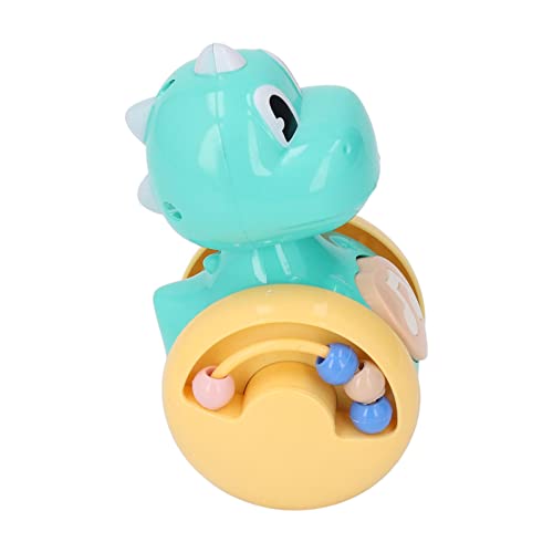 Hztyyier Bildungsbaby Wobbler Dinosaurierspielzeug Sinnesentwicklung Gleichgewichtstraining Tierspielzeug für Babys, Farbenfrohe Plastikmaterial (Cyan) von Hztyyier