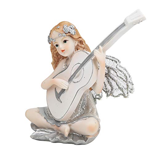 Hztyyier Fairy Gitarre Figur Exquisite Harzskulptur für Desktop -Dekoration Spielen Gitarrenfiguren, Harzstatue für Wohnzimmer Schlafzimmer Büro Studie Hztyyier Fairy Gitarre Figur Exquisite Harzskulptur für Desktop -Dekoration Spielen Gitarrenfiguren, Harzstatue für Wohnzimmer Schlafzimmer Büro Studie von Hztyyier