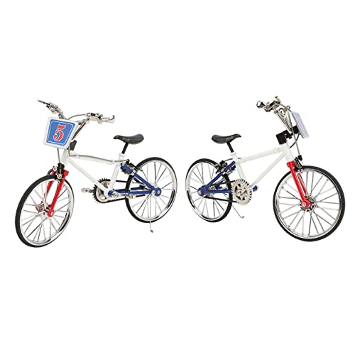 Hztyyier Fingerbikes Spielzeugfahrradmodell Ornament für Sammlung Dekoration Metall Gummi -Fahrradmodell Genau 1:10 Modell für Freunde Geschenke Hztyyier Fingerbikes Spielzeugfahrradmodell Ornament für Sammlung Dekoration Metall Gummi -Fahrradmodell Genau 1:10 Modell für Freunde Geschenke von Hztyyier