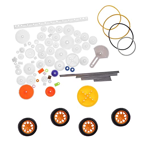 Hochwertige 78pcs Kunststoffgetriebe Wellgürtel -Set für Tragbare Zylindrische Zahnräder für -Enthusiasten Hochwertige 78pcs Kunststoffgetriebe Wellgürtel -Set für Tragbare Zylindrische Zahnräder für -Enthusiasten von Hztyyier