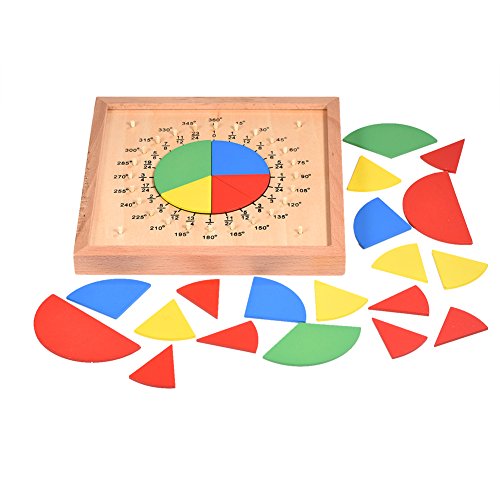 Hztyyier Hölzerne Bruchkreise Mathematik Bruchkacheln Pädagogisches Lernspiel Spielzeug für Kinder Kinder Hztyyier Hölzerne Bruchkreise Mathematik Bruchkacheln Pädagogisches Lernspiel Spielzeug für Kinder Kinder von Hztyyier