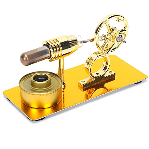 Hztyyier Hot Air Engine Model Mini Externe Brennstoffe Motor Stromerzeuger für Bildungsspielzeug für Schulexperiment Liefert Zinklegierung + Glas Hztyyier Hot Air Engine Model Mini Externe Brennstoffe Motor Stromerzeuger für Bildungsspielzeug für Schulexperiment Liefert Zinklegierung + Glas von Hztyyier