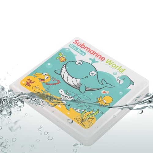 Hztyyier Langlebiges Baby Badebuch, Schwimmbuch für Bildungslernen, Ideal für Kleinkind, Plastikmaterial (Tippe A) von Hztyyier