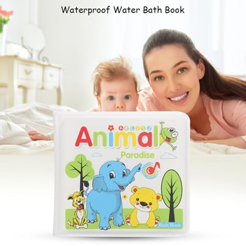 Hztyyier Langlebiges Baby Badebuch, Schwimmbuch für Bildungslernen, Ideal für Kleinkind, Plastikmaterial (Typ 2) von Hztyyier