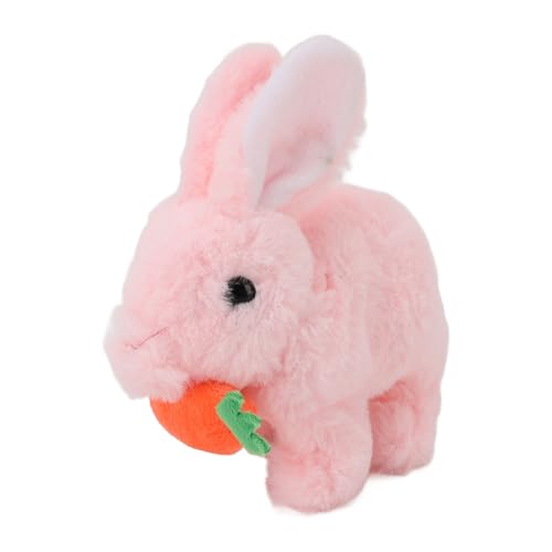 Hztyyier Realistic Bunny Toy Interactive Plush Bunny für Lebensee Bewegungen mit Sounds Elektrisch Kaninchenspielzeug für Ostergeburtstag Überraschungen Ideal (#1) von Hztyyier