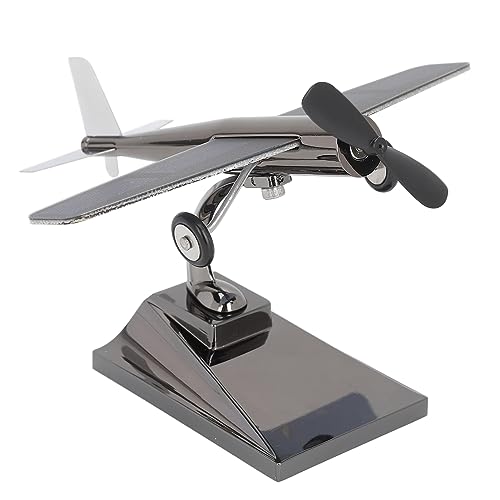 Hztyyier Solarflugzeug Solar -Flugzeug Solarenergie Drehpropeller mit Stabiler Basis für das Armaturenbrettbüro des Autos von Hztyyier