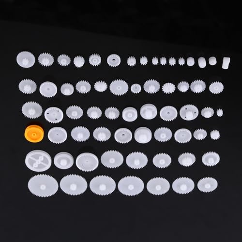 Spielzeugteile - Ausgezeichnete Plastik -Getriebe -Gürtel -Wurm -Kits - Tolles Zubehör für die Modellherstellung - Breite Palette von Optionen (64 Arten Ausrüstungskit) von Hztyyier